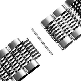 img 2 attached to Unbeatable Style: Stainless Bracelets - Deployment Brushed Polished