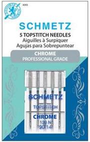 img 1 attached to Schmetz SCH4093 Chrome Topstitch Needle