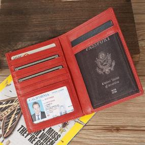 img 2 attached to 🛂 Polare Luxury RFID-Blocking Leather Passport Holder for Men: Stylish Accessories and Wallets, Card Cases & Money Organizers