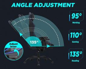 img 2 attached to Gaming Chair Office Ergonomic Adjustable Sports & Fitness