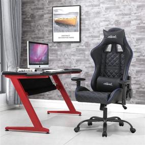 img 3 attached to Gaming Chair Office Ergonomic Adjustable Sports & Fitness