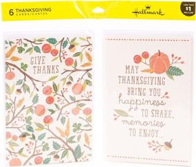 img 3 attached to 🦃 Hallmark Turkey-themed Thanksgiving Cards: Pack of 6 Cards with Envelopes