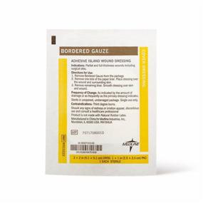 img 2 attached to 🔵 Medline Sterile Bordered Gauze, 2x2 inches (Pack of 15)