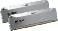 oloy ddr4 оперативная память 16 гб (2x8 гб) blade aura sync rgb 3600 мгц cl16 1 логотип