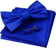 👔 gusleson pre tied cufflink wedding 0570 07 men's accessories in ties, cummerbunds & pocket squares: effortless elegance for the modern groom logo