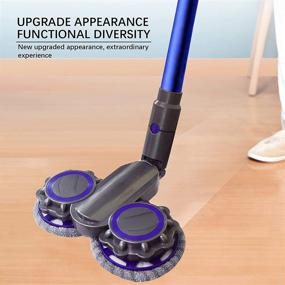 img 3 attached to 🧹 Electric Mop Head Attachment for Dyson V7 V8 V11 V10 Models | Garbage Fighter Vacuum Cleaner Head | Mop Cleaner Head for Hardwood Floors