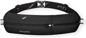 img 4 attached to Fitletic - Bolt Running Pouch: The Ultimate Waterproof Double Pocket Waist Belt for Runners - Adjustable & Expandable Running Accessories