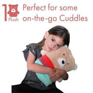 🐻 kids preferred rise &amp; shine sleepy stuffs - plush bear blanket, 12 inches logo