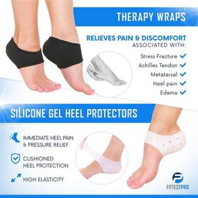 img 1 attached to 🌱 Ultimate Plantar Fasciitis Foot Pain Relief Kit - Premium Support, Therapy Wraps, Compression Socks & More