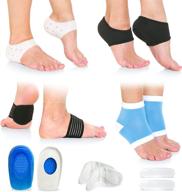 🌱 ultimate plantar fasciitis foot pain relief kit - premium support, therapy wraps, compression socks & more логотип