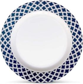 img 2 attached to 🍽️ Bowla 12 Piece Melamine Dinnerware Set: Stylish and Durable for Every Occasion