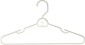 img 2 attached to White 6pk Heavy Duty Tubular 🧺 Hanger with Attachable Hook - Sturdy Closet Organizer