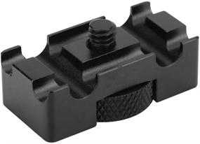 img 4 attached to 📷 Richer-R Camera Cable Clamp, DSLR Tether Cable Lock Clip Protector - Aluminum Alloy, Black