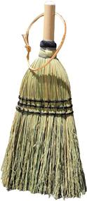 img 1 attached to High-Quality Hand-Crafted Broomcorn Hand Broom: Genuine and Durable (13.5-Inch/Deluxe Whisk)