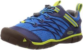 img 4 attached to KEEN Unisex-Child CHANDLER CNX Shoes, Blue, Size 1 M US