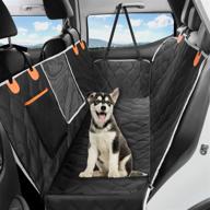 🐶 kodagia dog car seat cover: waterproof, scratchproof & nonslip - universal size pet seat covers for cars, suvs, trucks with storage pocket and hammock design logo