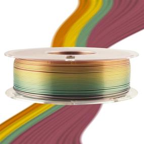 img 1 attached to Gradient Rainbow Multicolored Printer Filament