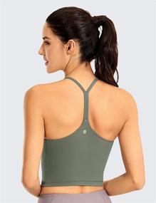 img 1 attached to 👚 CRZ YOGA Racerback Spaghetti Longline Women's Clothing: Top-Notch Lingerie, Sleep & Lounge Wear