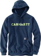 carhartt midweight graphic sweatshirt bluestone logo