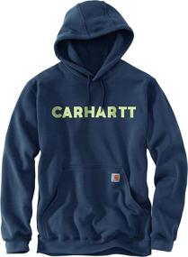 img 2 attached to Carhartt Midweight Graphic Sweatshirt Bluestone