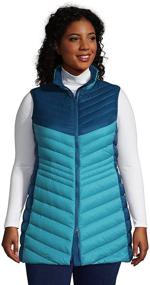 img 4 attached to Lands End Womens Packable Regular Women's Clothing for Coats, Jackets & Vests