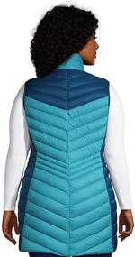 img 3 attached to Lands End Womens Packable Regular Women's Clothing for Coats, Jackets & Vests