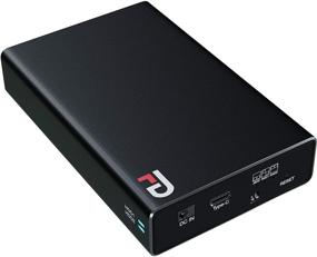 img 2 attached to 📦 Ultimate Duo - 8ТБ Портативный SSD с 2 отсеками RAID - USB 3.2 Gen 2 Type-C - RAID0/RAID1/JBOD - Стильное черное алюминиевое исполнение - Поразительно высокие скорости передачи данных до 1000 МБ/с - (DMR8000S)