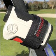 🏌️ bushwhacker magnetic golf cart railing mount - versatile range finder and gps attachment rail bar for quick accessory case, easy strap, and convenient towel holder hanger logo