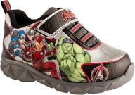 👟 top choice avengers illuminated athletic shoes 0avf373 (toddler/little kid) logo