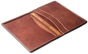 img 2 attached to Durable Leather Passport Vegetable Tanned Meridian Women's Handbags & Wallets