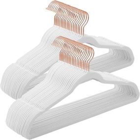 Hangorize 60 Standard Everyday White Plastic Hangers, Long Lasting Tubular  Clothes Hangers, Value Pack of 60 Clothing Hangers. (60 Pack)
