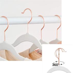 SONGMICS 50 Pack Coat Hangers, Heavy-Duty Plastic Hangers with Non-Slip Design, Space-S