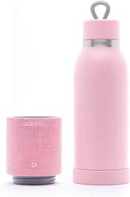 img 3 attached to Aquio IBTB2PP: Ultimate Hydration Bottle 🔊 with Bluetooth Speaker, iHome Power, Blush Pink