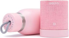 img 2 attached to Aquio IBTB2PP: Ultimate Hydration Bottle 🔊 with Bluetooth Speaker, iHome Power, Blush Pink