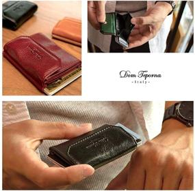img 1 attached to Dom Teporna Italy Minimalist Shopping Men's Accessories for Wallets, Card Cases & Money Organizers