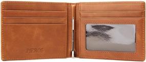 img 3 attached to 💼 Genuine Men's Accessories: PIEROS Minimilist Wallets with Enhanced Blocking Features