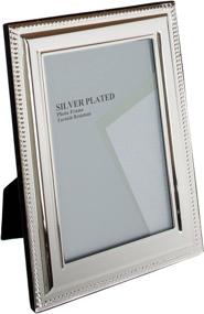 img 1 attached to 🖼️ Stylish Viceni Silver Plated Bead Photo Frame: 8x10 Inch, Elegant Home Décor