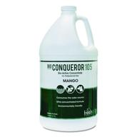 🍃 bio conqueror 105 enzymatic odor eliminator with mango fragrance, 1 gallon (case of 4) - fresh products logo