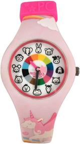 img 4 attached to 🐾 Preschool Watch: Fun Animal & Color Learning Timepiece for Toddlers, Preschoolers & Kids - Hypoallergenic Silicone, Glow-in-The-Dark, Shock Resistant