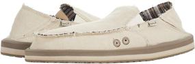 img 1 attached to Sanuk Mens Vagabond Loafer: Natural Slip-On Men's Shoes in Loafers & Slip-Ons