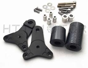 img 3 attached to Enhance Safety with HTTMT MT219-063-CN Carbon No Cut Frame Slider Crash Protector for Suzuki GSXR 600 750 (2011-2020)