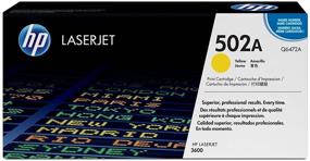 img 4 attached to HP 502A Q6472A Yellow 🟨 Toner Cartridge - High-Quality Printing Solution