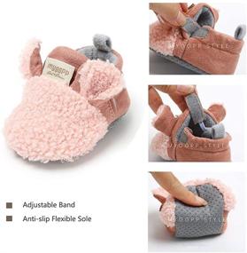 img 2 attached to Comfortable LAFEGEN Slipper Newborn Booties 👟 for Toddler Boys – Stylish and Supportive Shoes