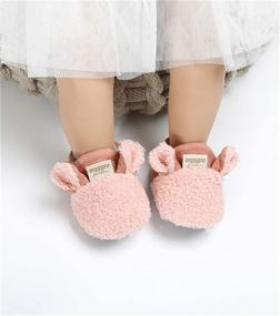 img 3 attached to Comfortable LAFEGEN Slipper Newborn Booties 👟 for Toddler Boys – Stylish and Supportive Shoes