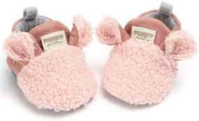 img 1 attached to Comfortable LAFEGEN Slipper Newborn Booties 👟 for Toddler Boys – Stylish and Supportive Shoes