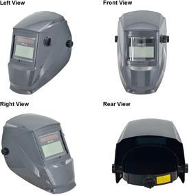 img 3 attached to Antra True Color Wide Shade Range 4/5-13 Auto Darkening Welding Helmet AH6-260-001X for TIG MIG/MAG MMA Plasma Grinding, Solar-Lithium Dual Power, 6+1 Extra Lens Covers