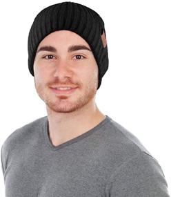 img 2 attached to 🧣 OZERO Knit Beanie Winter Hat: Thermal Polar Fleece Snow Skull Cap for Men and Women - Ultimate Warmth and Style