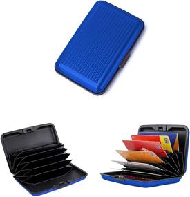 img 2 attached to 🧳 Aluminum Portable Passport Blocking Wallet for Men's Travel Accessories in Card Cases & Money Organizers