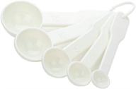 bezall 5 in 1 white plastic measuring spoons set for kitchen baking - 1g, 2.5g, 5g, 10g, 15g tools logo