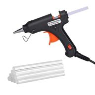 seisso 20w hot glue gun kit with 30 glue sticks - fast heating mini melt glue gun for quick repairs, diy school projects, art & craft, and festival decorations logo